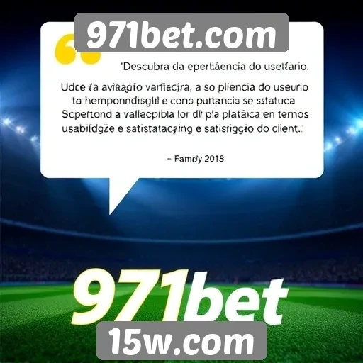 Avaliação da experiência do usuário no 971bet.com